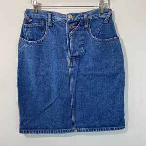 American Vintage Blue Denim Mini Skirt